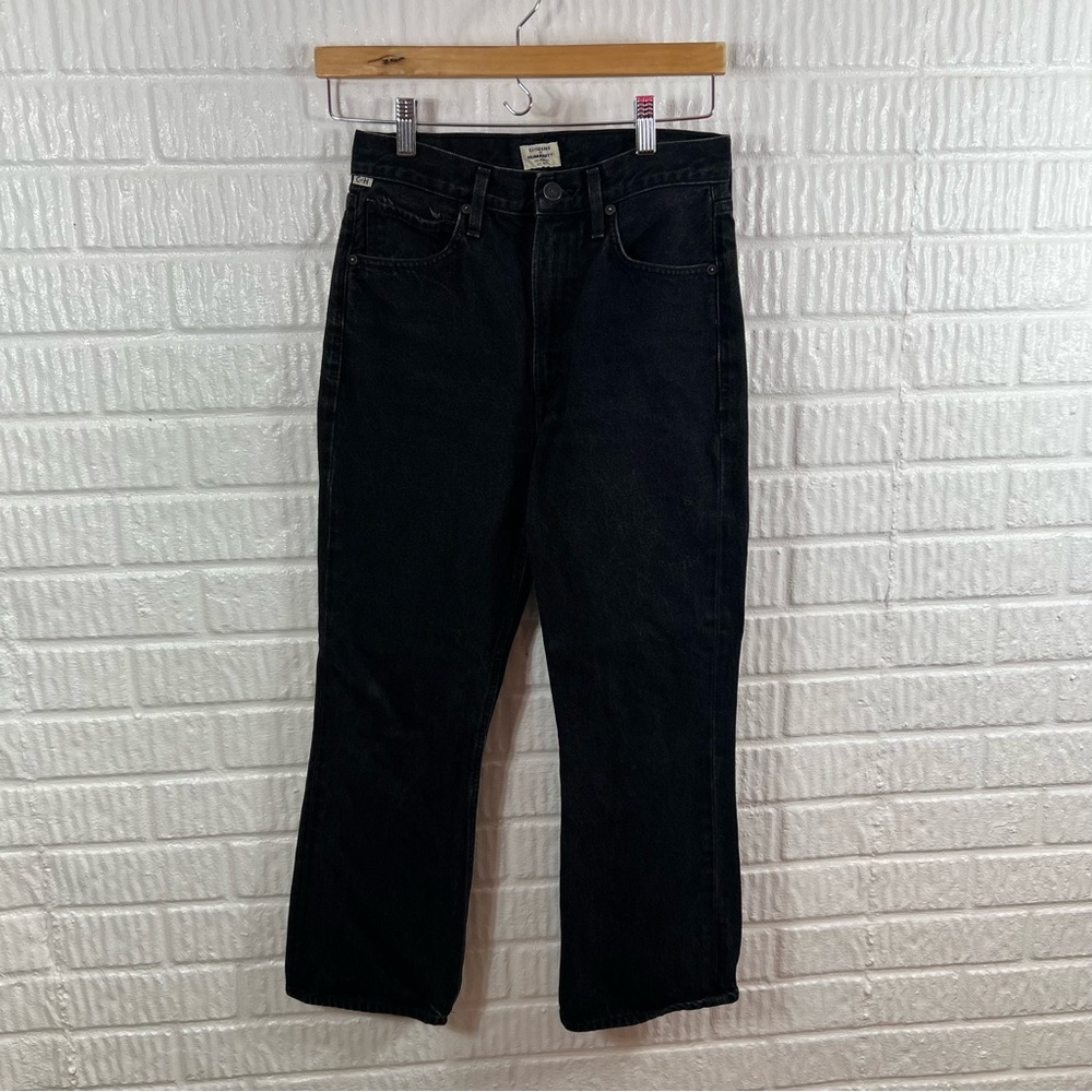 Citizens of Humanity Estella High Rise Ankle Flare Black Moon 26 - Picture 3 of 9